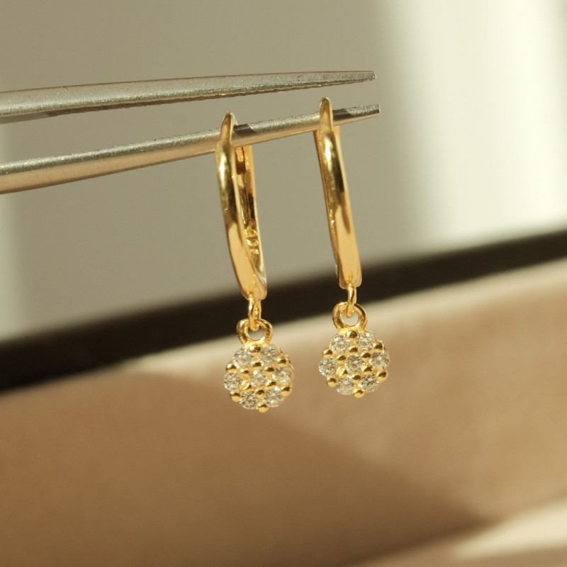 BLOOMIE HOOP EARRINGS